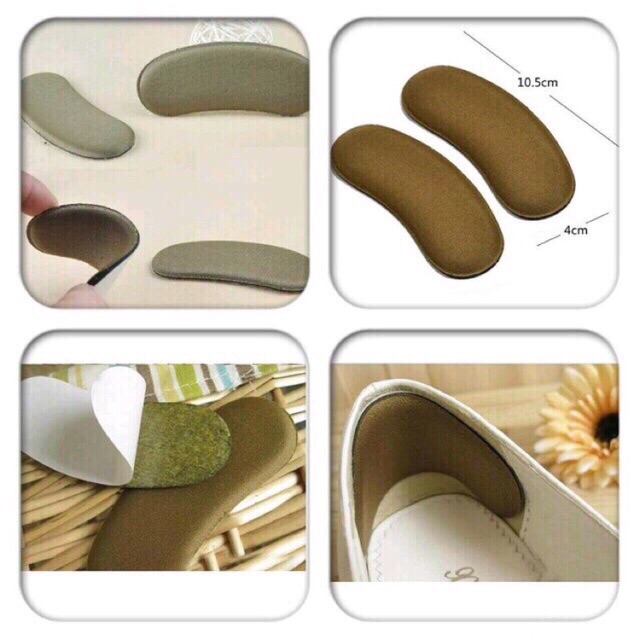 Bộ 2 miếng lót gót giày Siêu dính.
