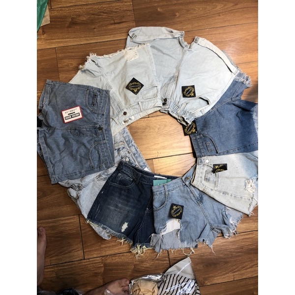 quần short unisex , quần bò đùi nữ siêu hót