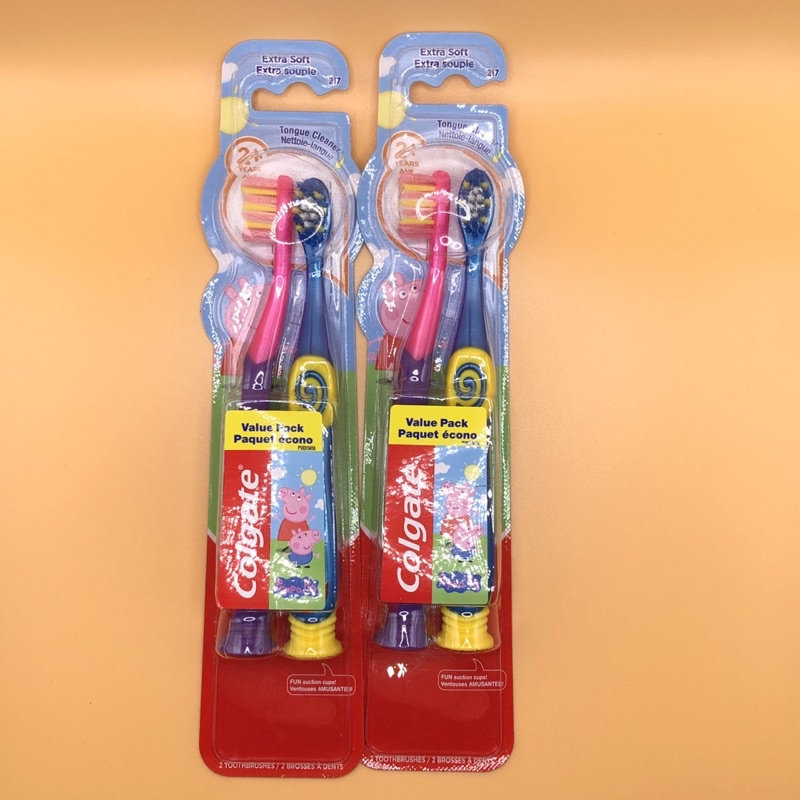 bàn chải đánh răng colgate 1 cặp cho bé