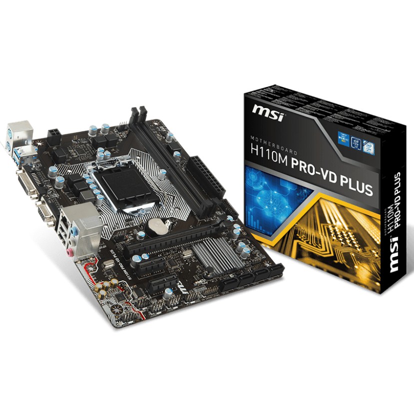 Bo mạch chủ MSI H110M PRO-VD plus - Sản phẩm chính hãng bảo hành 36 tháng