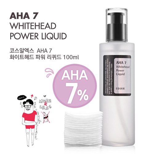 [Date mới nhất 2023] Tẩy da chết COSRX AHA 7 WHITEHEAD POWER LIQUID