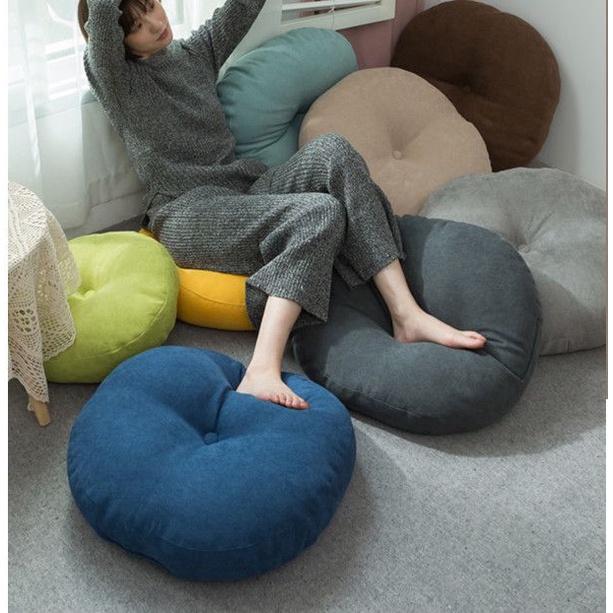 Đệm ngồi bệt tròn kiểu nhật bàn trang điểm, bàn trà nệm lót ghế tròn- GC13