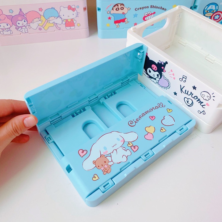Hộp Đựng Đồ Dùng Để Bàn Mini Gấp Gọn Tiện Dụng