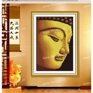 Tranh Đính Đá ABC 3D Mặt Phật DF2734 (KHÁCH TỰ ĐÍNH) kt:36X50CM
