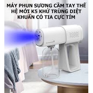 🌟 Súng phun khử khuẩn Nano K5, Máy xịt khử khuẩn cầm tay Máy diệt khuẩn Nano thế hệ mới