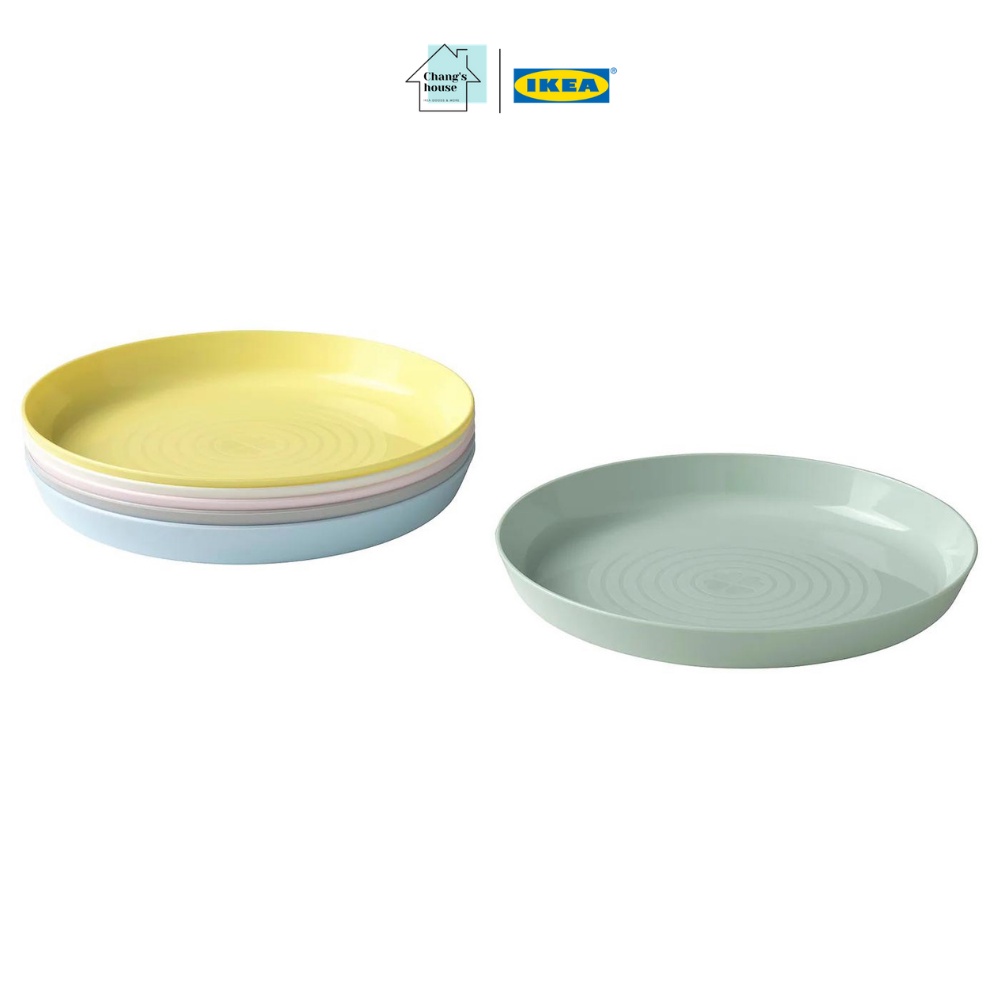 Bộ 6 đĩa ăn dặm IKEA chính hãng - KALAS - Không BPA an toàn cho bé/ bộ đĩa trẻ em IKEA