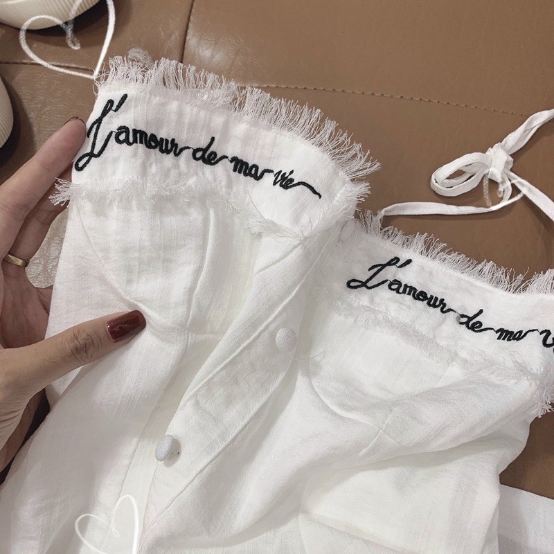 ĐẦM THÊU TRẮNG 2D