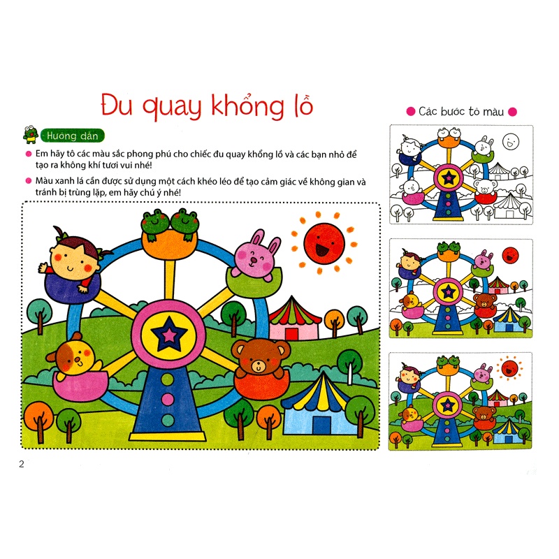 Sách Bé Tập Tô Màu (3-6 Tuổi) - Tập 6