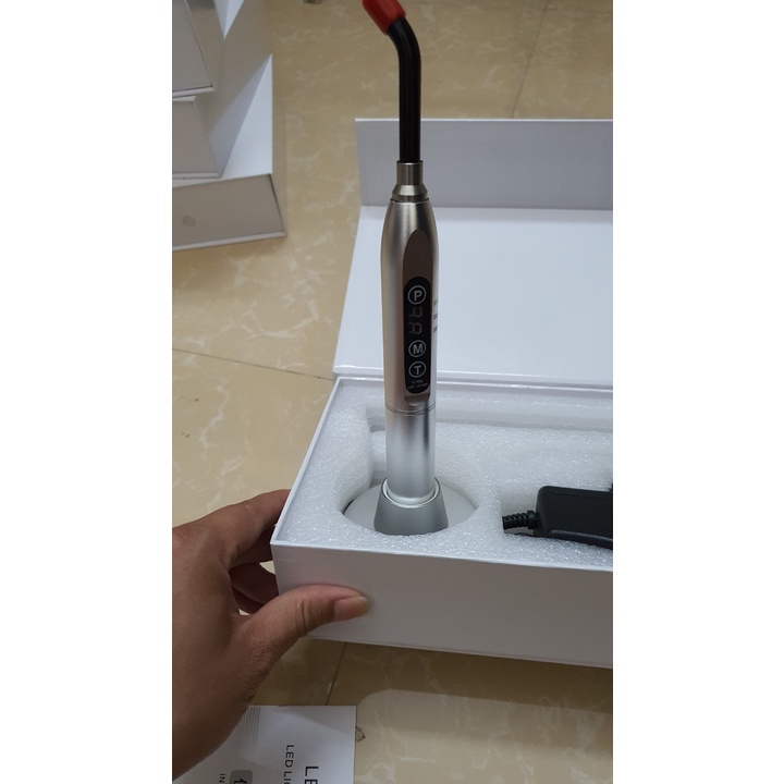 Đèn hàn răng - Đèn trám răng vỏ nhôm  - đèn quang trùng hợp - Đèn đính đá răng