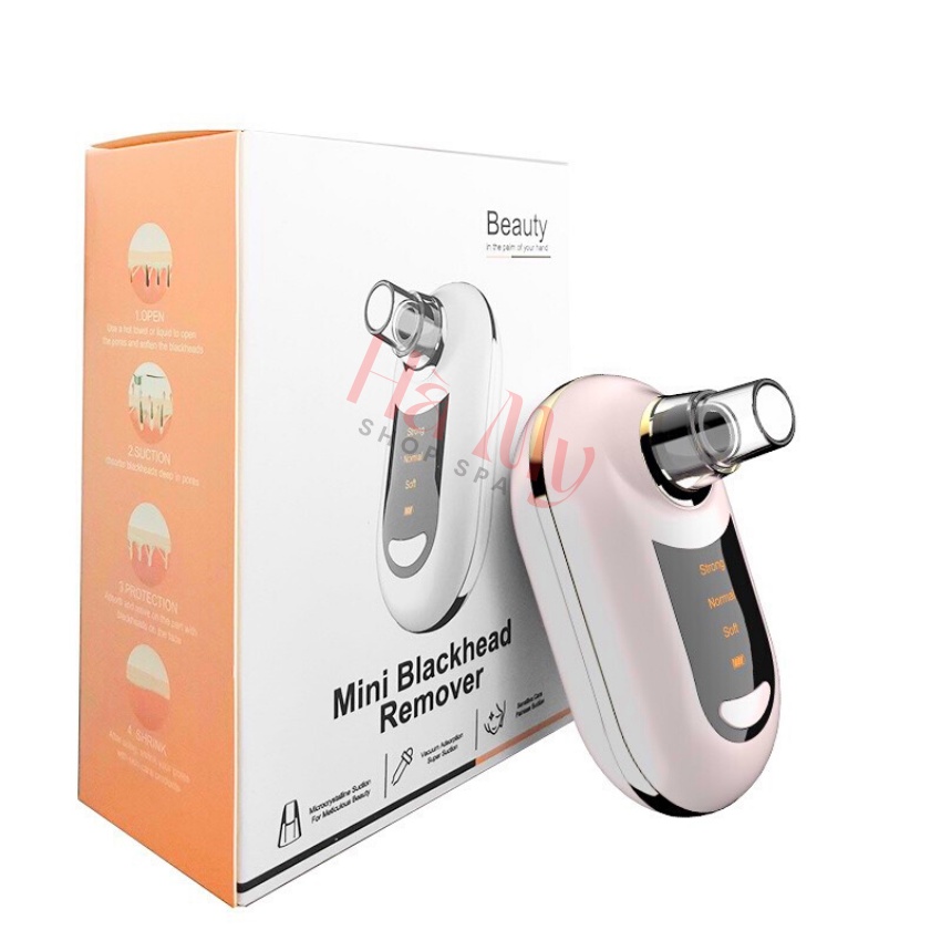 Máy Hút Mụn Cầm Tay Mini Tích Điện 3H Hút Mụn Đầu Đen Mun Cám Sợi Bã Nhờn Siêu Khỏe Siêu Sạch Cho Spa & cá Nhân