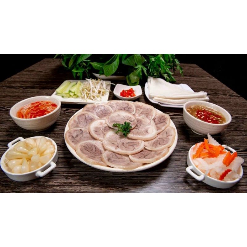 bắp giò heo rút xương bó chỉ 1kg