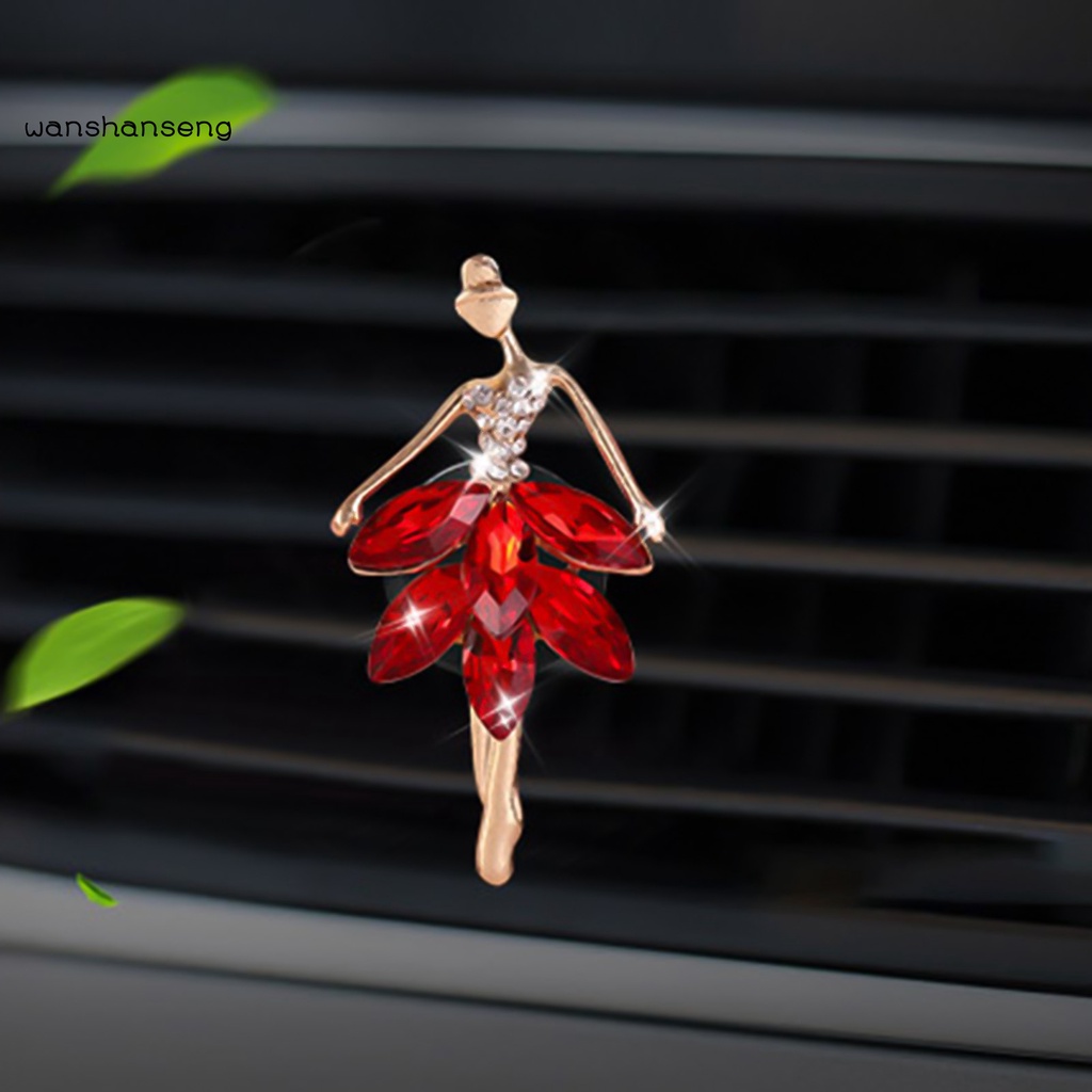 Kẹp khuếch tán nước hoa hình cô gái múa ba lê bằng kim loại gắn điều hòa xe hơi | BigBuy360 - bigbuy360.vn