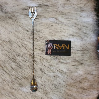 Thìa khuấy chữ F - Bar spoon F