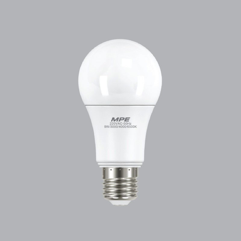 ĐÈN LED BULB 9W 3 MÀU MPE LB-9/3C