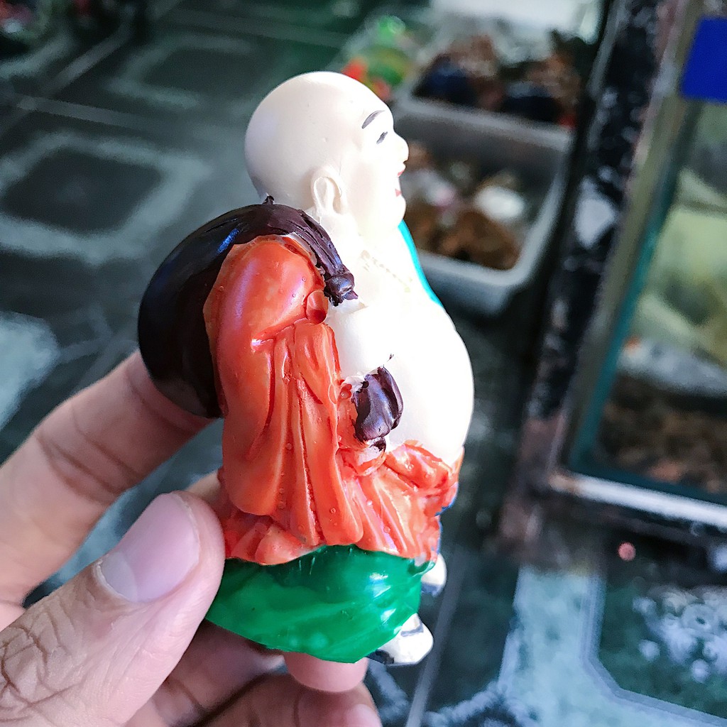 ÔNG DI LẶC TRANG TRÍ HỒ CÁ NON BỘ RỘNG 4CM CAO 9CM