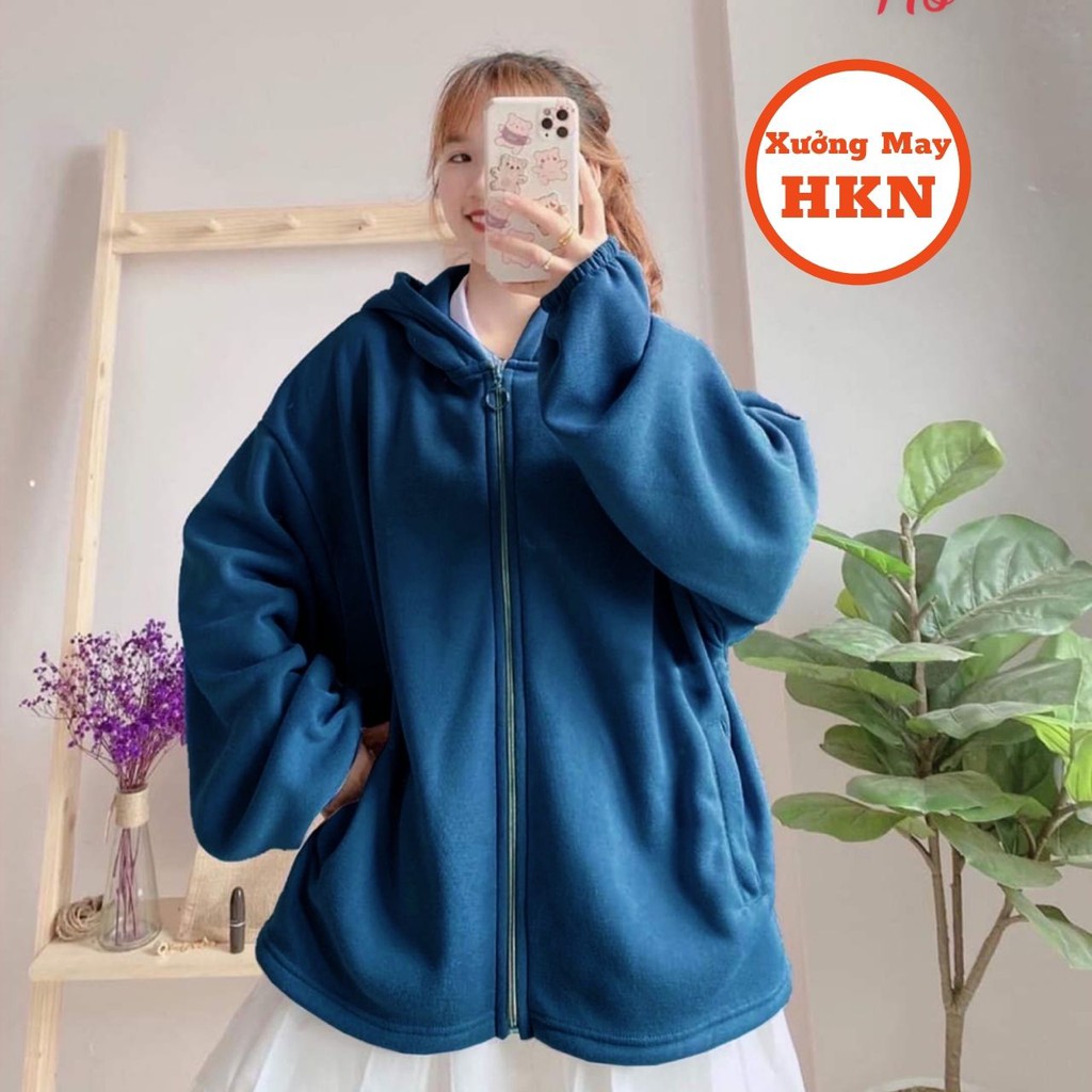 Áo Khoác Nữ Tay Phồng Form Rộng Thoải Mái Chất Nỉ Nhiều Màu Lựa Chọn Mã 789 Xưởng May HKN | BigBuy360 - bigbuy360.vn