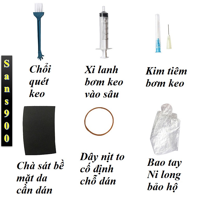 Keo Dán Giày Keo Dính Đồ Da Tiện Dụng Sans900