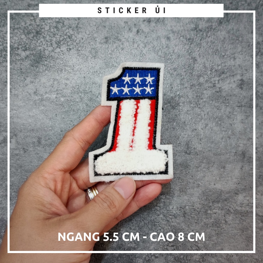 Sticker ủi áo Cao cấp - CÓ SẴN KEO ỦI - sticker vải dùng làm miếng vá áo, phụ kiện trang trí quần áo, balo, giày, nón