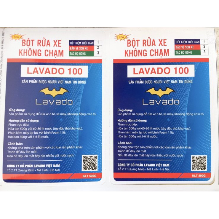 Bột rửa xe không chạm Lavado  - Phụ kiện máy rửa xe
