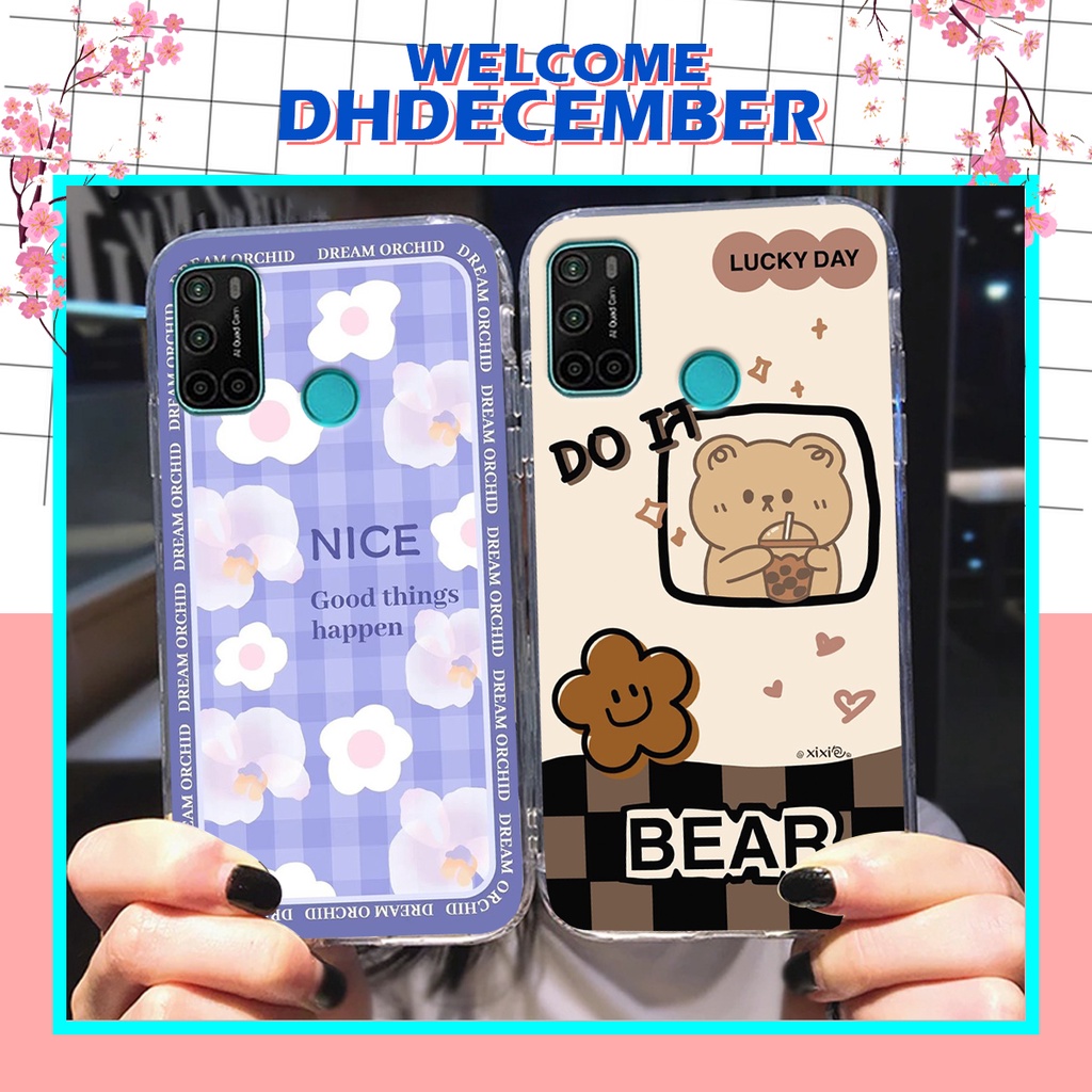 Ốp lưng Vsmart JOY 4 in hình gấu K@ws, gấu nâu, dor@emon RẺ- ĐẸP- BỀN