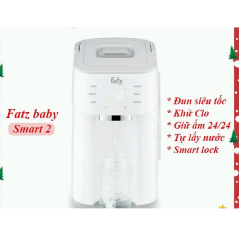 [ CHÍNH HÃNG ] MÁY ĐUN VÀ HÂM NƯỚC PHA SỮA THÔNG MINH FATZBABY - SMART 2 - FB3817TN