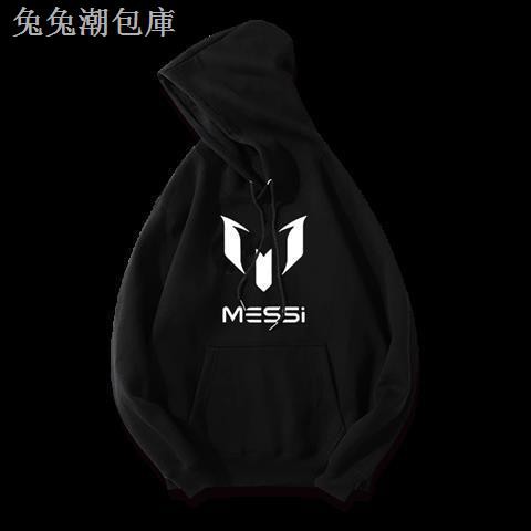 Áo Khoác Hoodie Thể Thao Nam In Logo Messi Đội Tuyển Barcelona