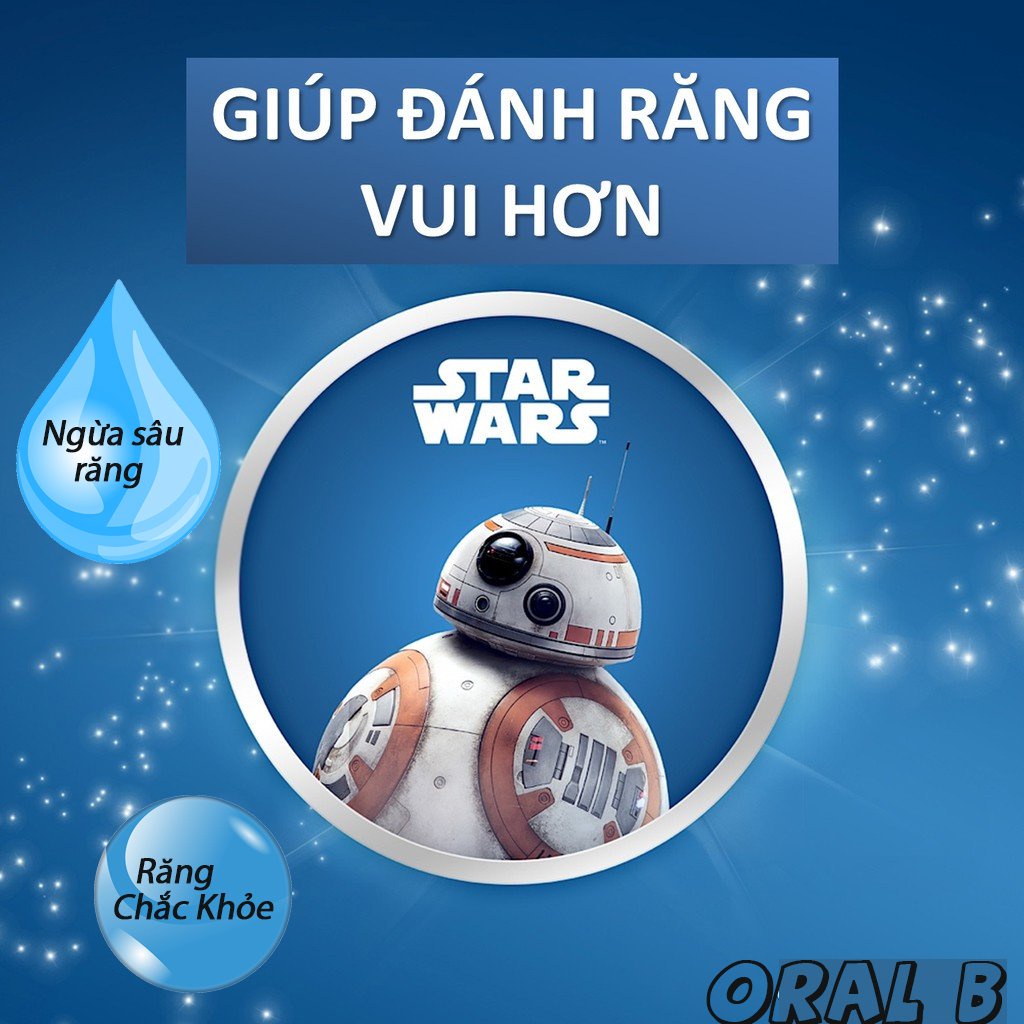 Bàn chải đánh răng điện Oral B Oz Mart Hàng Úc Nội Địa cho bé và người lớn