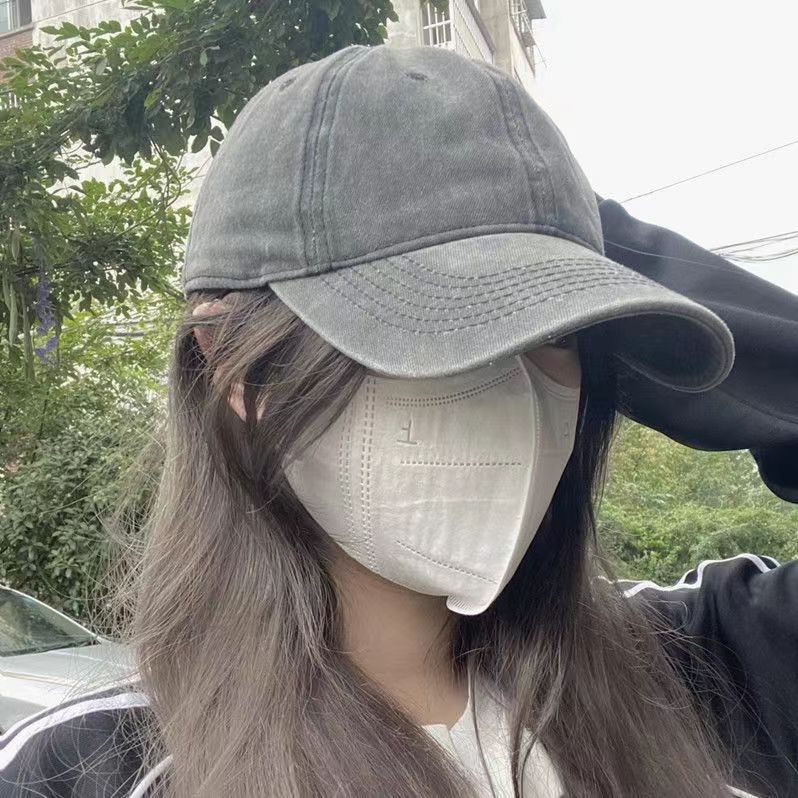 Mũ bóng chày Màu rắn Mũ cao bồi Mũ thời trang của nam Mũ chống nắng Mũ thông thường của nữ Mũ