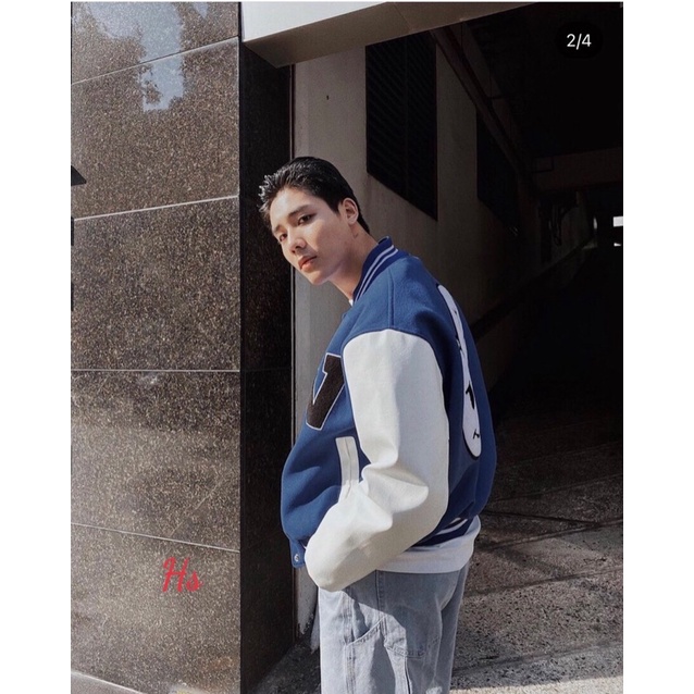 Áo Khoác BomBer V In Hình Mặt Cười 🦋 Áo Nỉ Nữ Dài Tay Cúc Bấm Tay Phối Màu 🦋