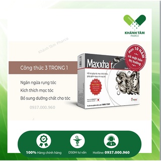 ! MAXXHAIR - Viên uống mọc tóc, giảm rụng tóc, biotin