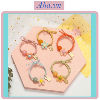 Dây cột tóc buộc tóc hoa cúc to bền