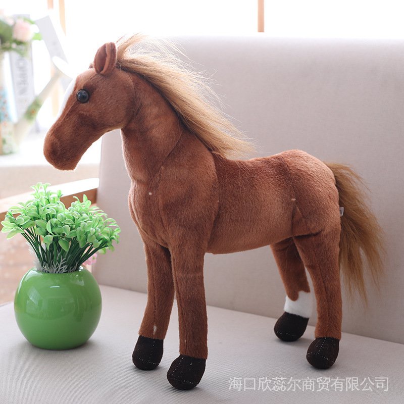 Thú Nhồi Bông Hình Con Ngựa Pony Dễ Thương Làm Quà Tặng