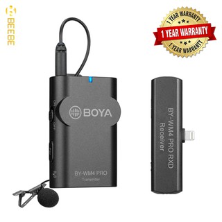 Boya by wm4 pro k3 - micro cài áo không dây cổng ligthning cho iphone, ipad