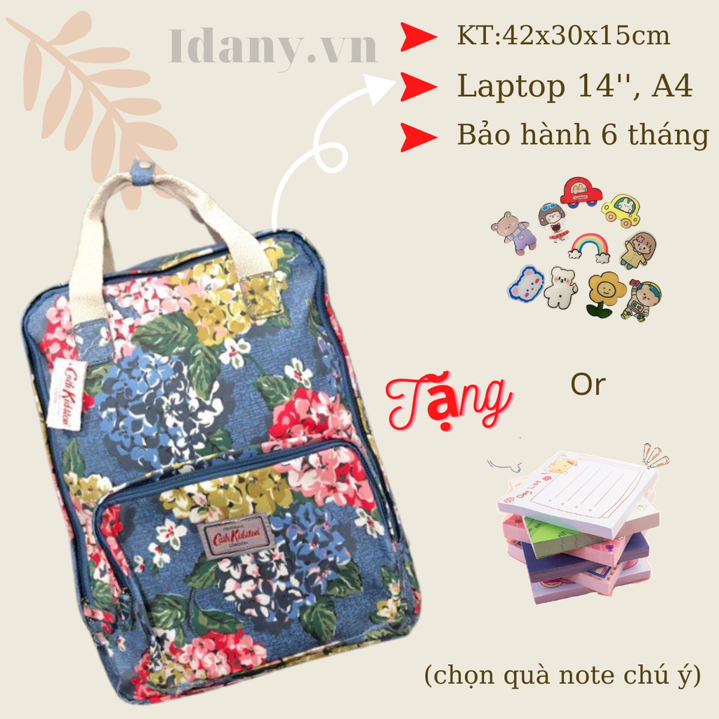 Balo thời trang nữ Ulzzang, balo học sinh nữ đi học đi chơi chống thấm nước tốt, balo CathKidston đẹp