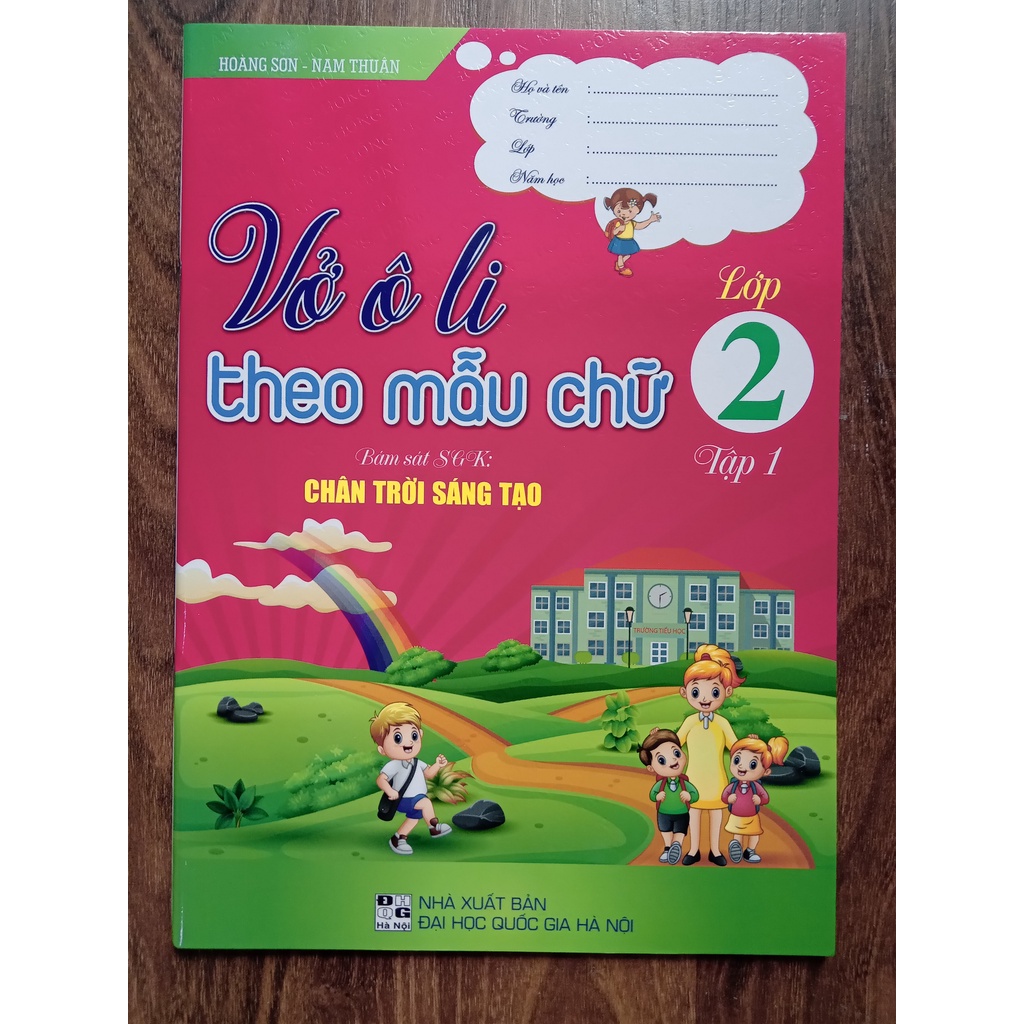 Sách - Vở Ô Li Theo Mẫu Chữ Lớp 2 - Tập 1 (Bám Sát SGK Chân Trời Sáng Tạo)