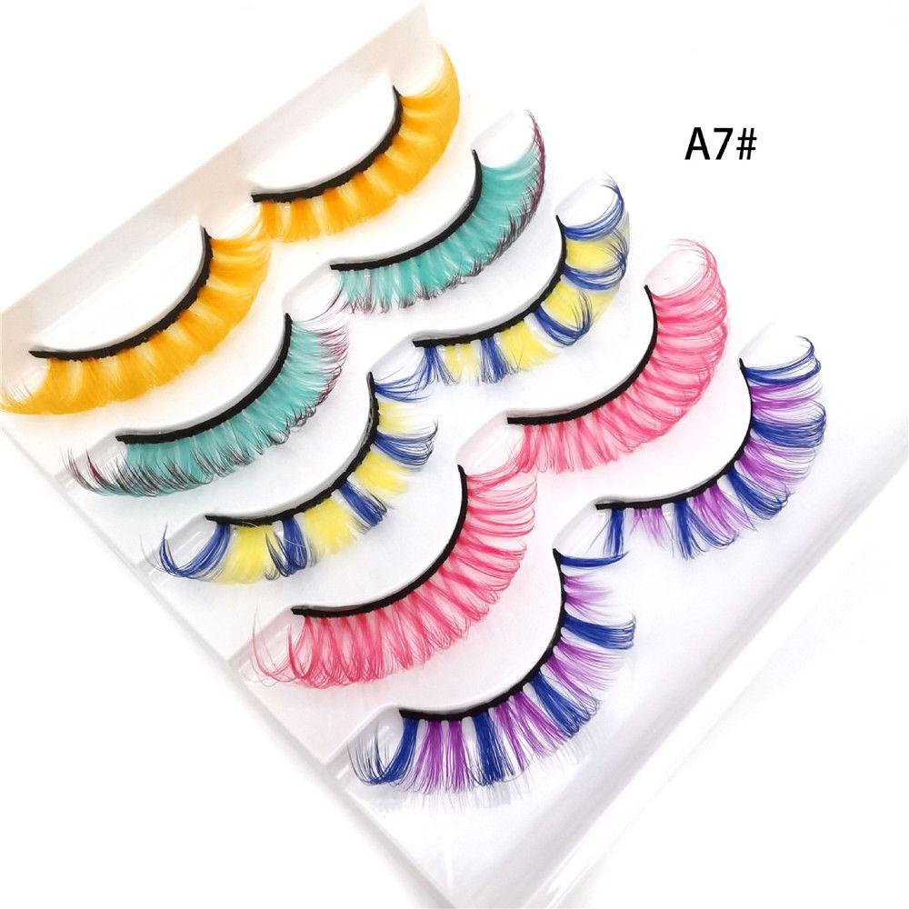 Bộ 5 Cặp Lông Mi Giả Siêu Dày 17-20mm Chất Lượng Cao