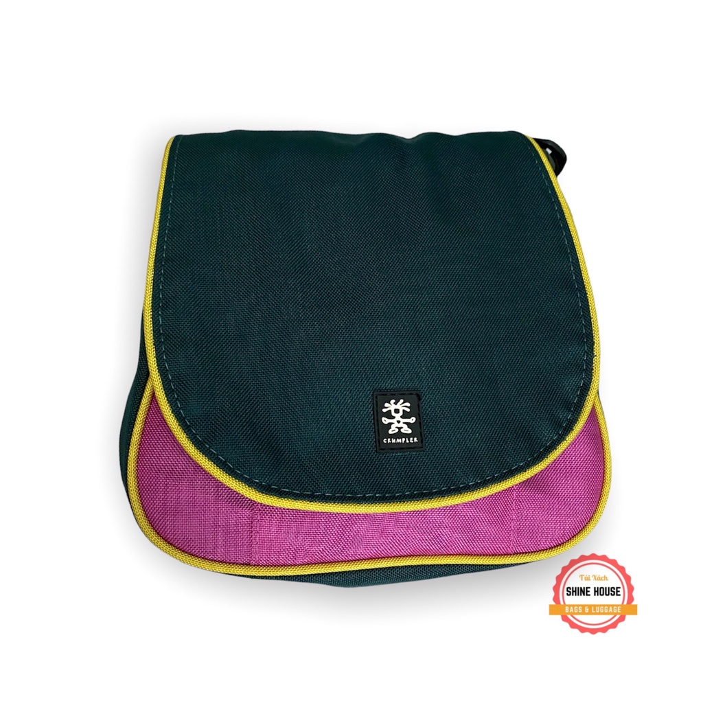 Túi Đeo Chéo Thời Trang Phối Màu Cá Tính Crumpler Màu Hồng Ghép Xanh - Shine House