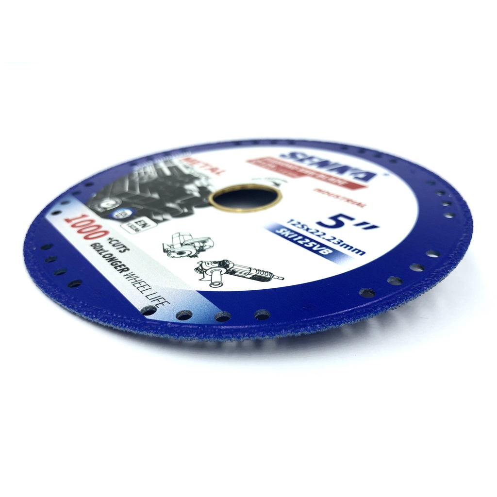 CẮT TẤT CẢ TRONG 1: Lưỡi cắt sắt kim cương đa năng cho máy tua nhanh 125mm/5'' SENKA