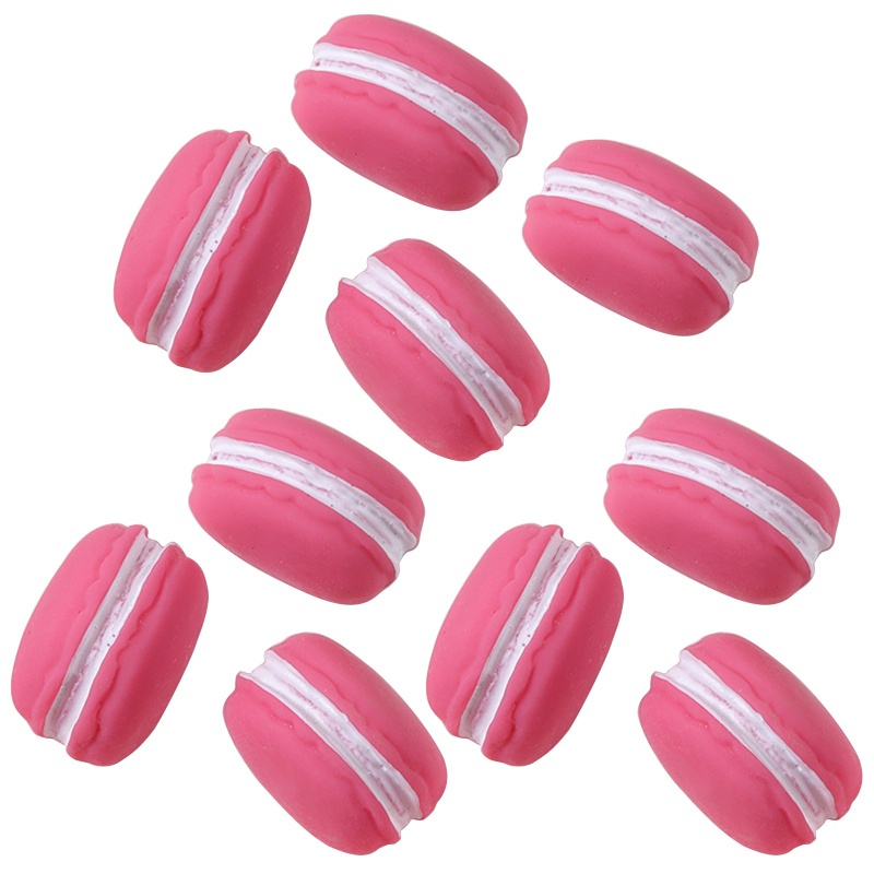 Set 10 Mô Hình Bánh Macaron Giả Bằng Nhựa Dùng Trang Trí