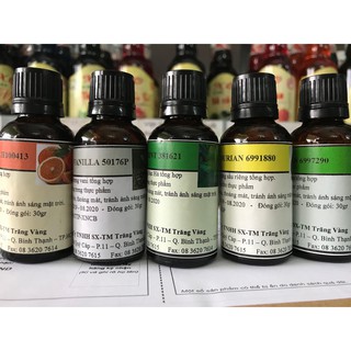 Tinh mùi hương không màu dùng làm bánh - chai 30 gam - nhấn vào chọn vị
