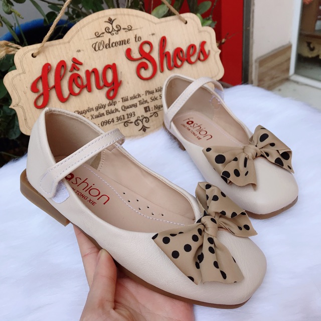 Giày búp bê da mềm cho bé gái