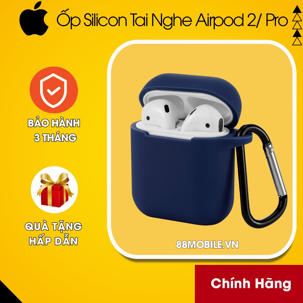 Vỏ Ốp Case Bảo Vệ Tai Nghe Air 2/Pro Cao Su Silicon 88Mobile