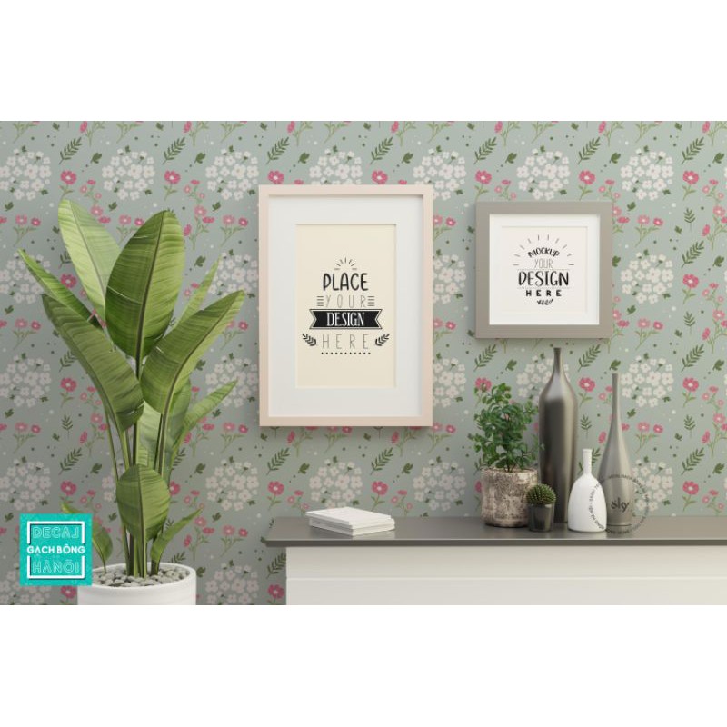 Decal dán tường 𝐅𝐥𝐨𝐫𝐚𝐥 𝐩𝐚𝐭𝐭𝐞𝐫𝐧 𝐜𝐨𝐥𝐥𝐞𝐜𝐭𝐢𝐨𝐧 khổ lớn custom size