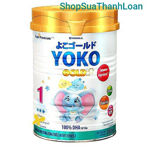 [HSD T3-2024] Sữa bột YOKO 1 - Hộp Thiếc 350g (cho trẻ từ 0 - 1 tuổi)