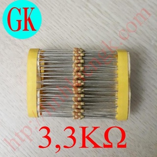 Điện trở 3,3k 1/4w