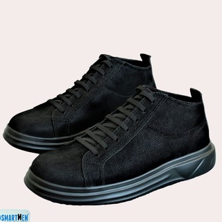 Giày tăng chiều cao smartmen gx-02 đen