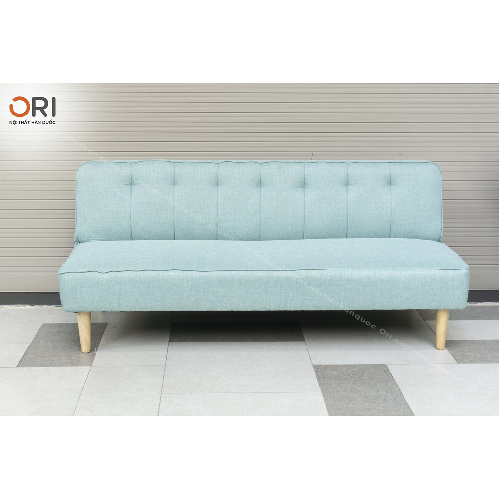 SOFA BED VẢI BỐ MÀU NAVY - SOFA GIƯỜNG NGỦ HÀN QUỐC