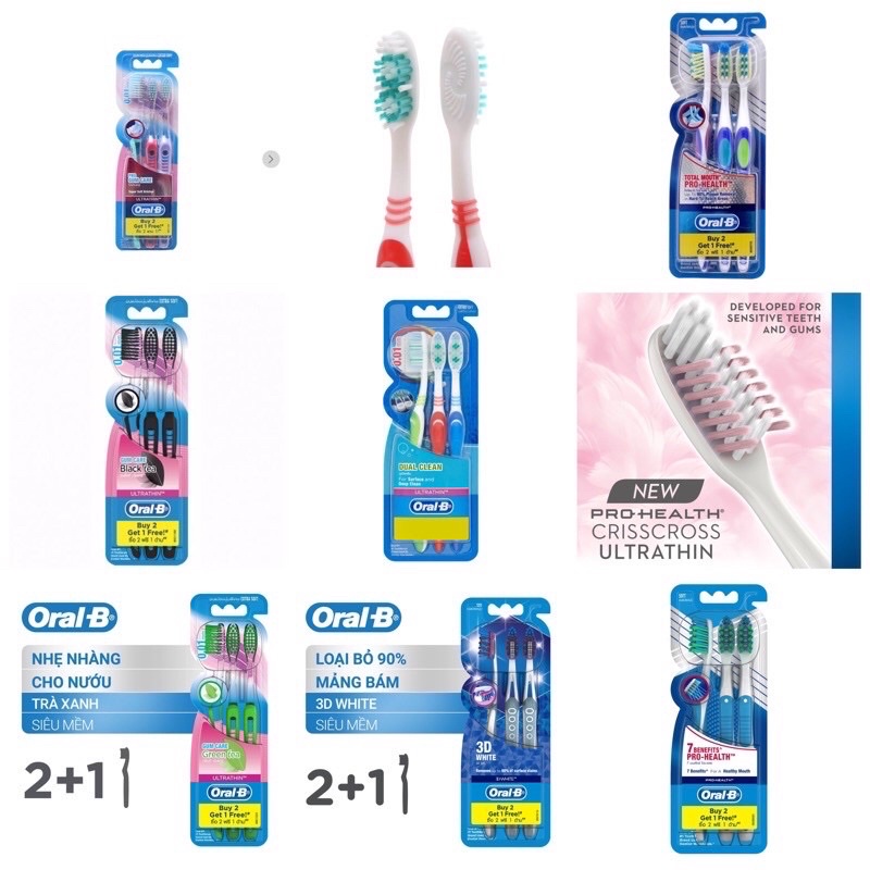 Bàn chải Oral-B Đan Chéo Lông Tơ