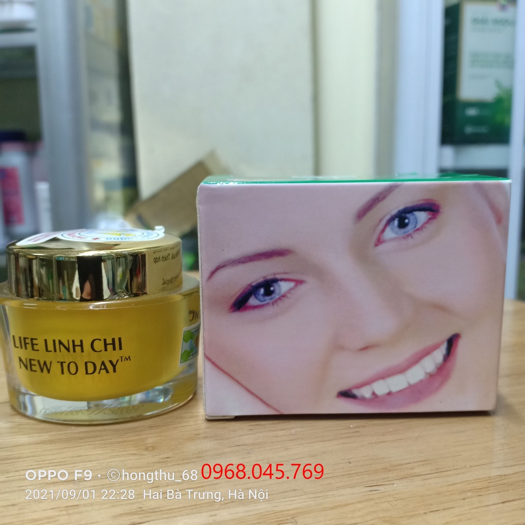 KEM DƯỠNG TRẮNG DA NGĂN NGỪA NÁM LIFE LINH CHI NEW TO DAY 20g