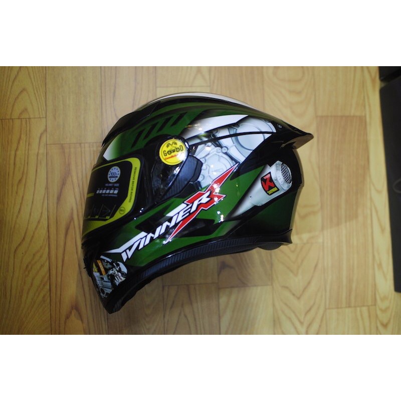 Mũ bảo hiểm Fullface ROYAL M138 tem WINNER X